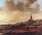 Beach at Scheveningen Jan van  Goyen